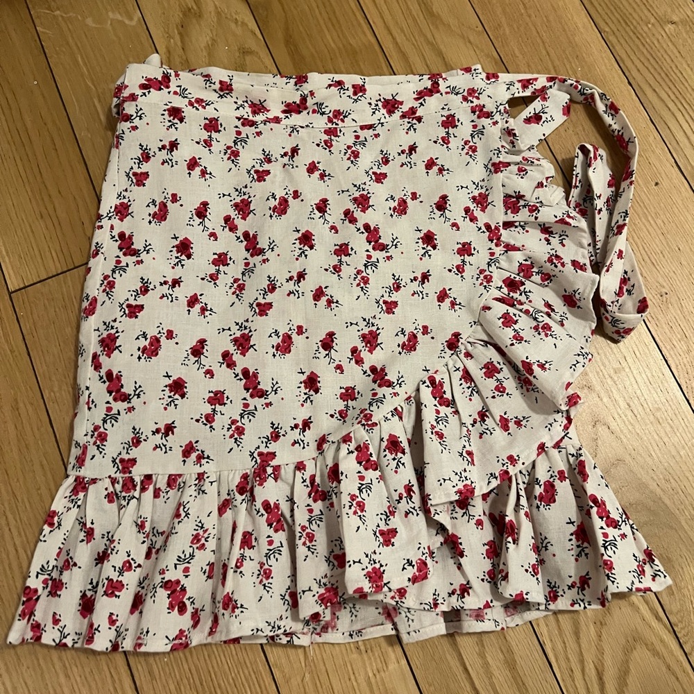 Nasty Gal floral skirt